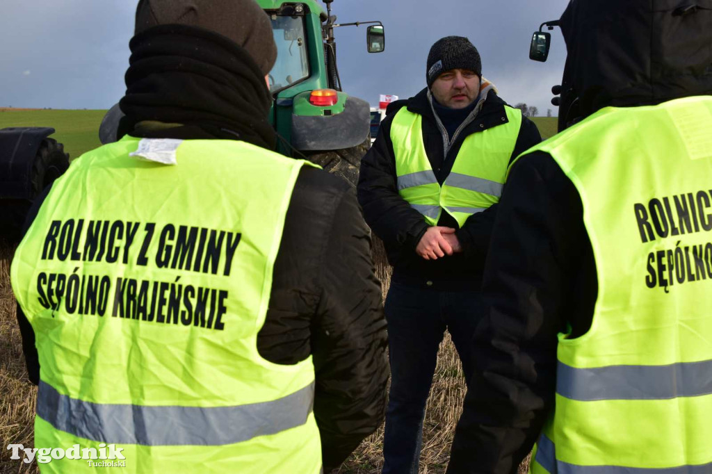 Rolnicy z powiatu tucholskiego dołączyli do ogólnopolskiego protestu