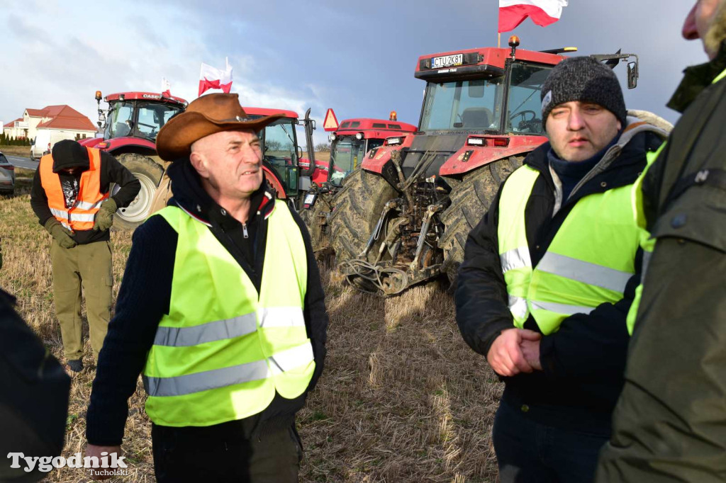 Rolnicy z powiatu tucholskiego dołączyli do ogólnopolskiego protestu