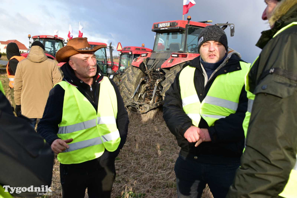Rolnicy z powiatu tucholskiego dołączyli do ogólnopolskiego protestu