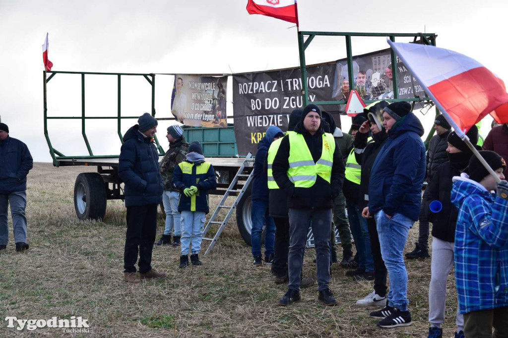 Rolnicy z powiatu tucholskiego dołączyli do ogólnopolskiego protestu