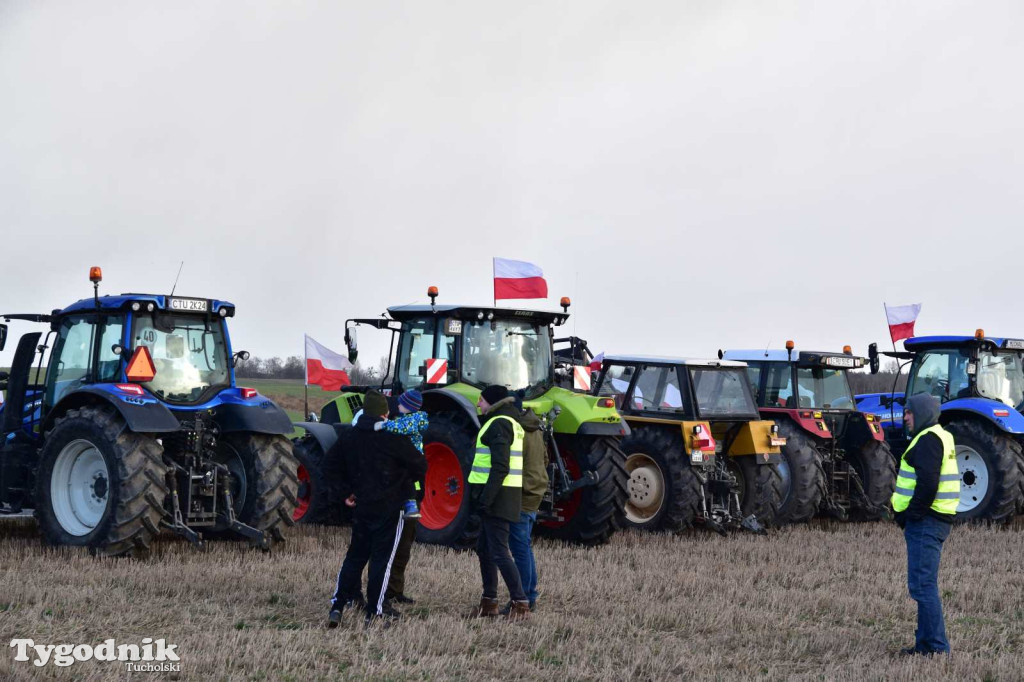 Rolnicy z powiatu tucholskiego dołączyli do ogólnopolskiego protestu