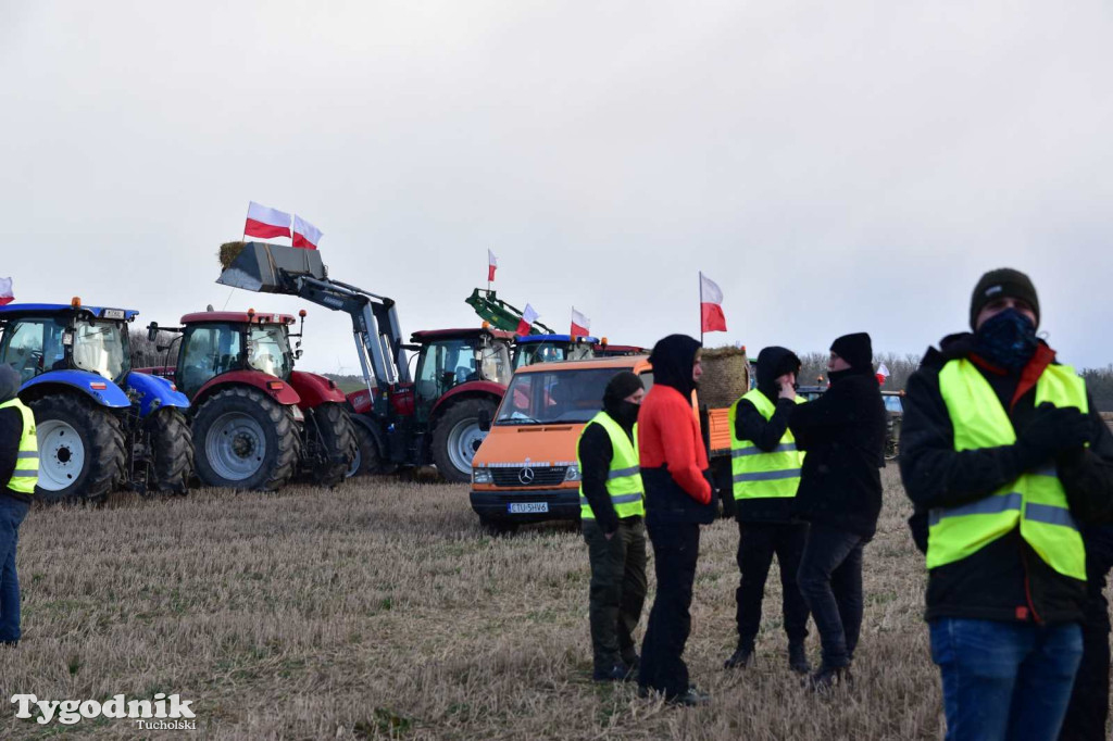 Rolnicy z powiatu tucholskiego dołączyli do ogólnopolskiego protestu
