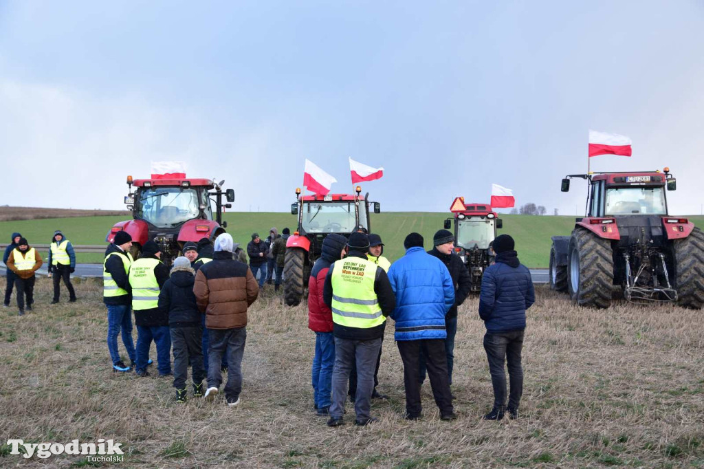 Rolnicy z powiatu tucholskiego dołączyli do ogólnopolskiego protestu
