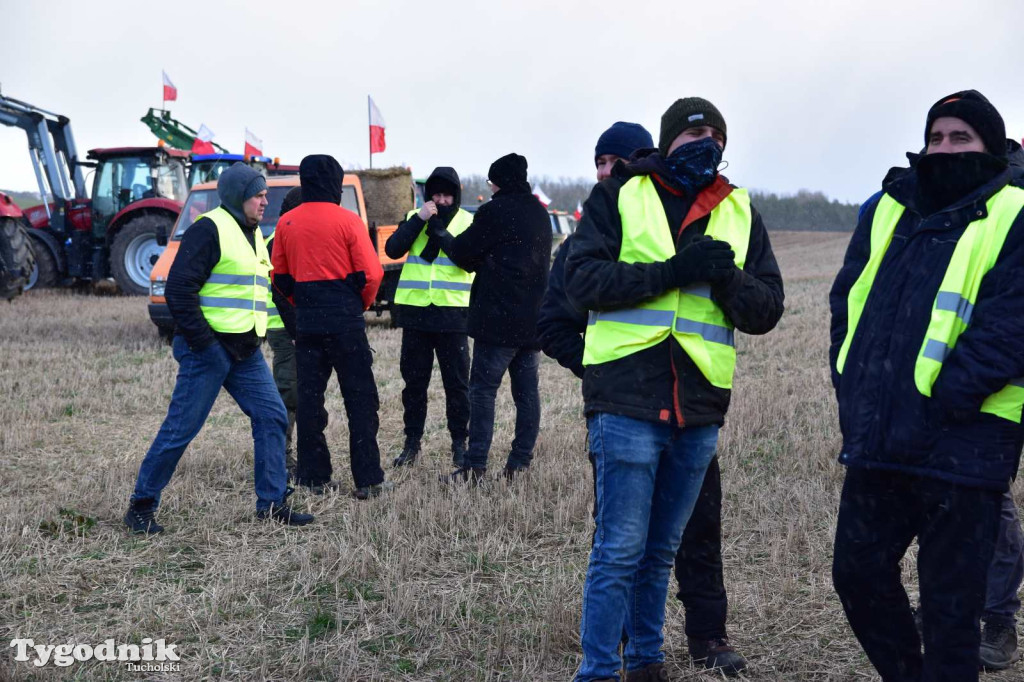 Rolnicy z powiatu tucholskiego dołączyli do ogólnopolskiego protestu