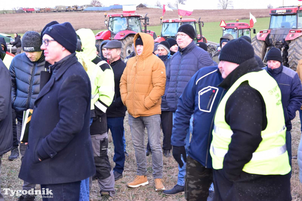 Rolnicy z powiatu tucholskiego dołączyli do ogólnopolskiego protestu