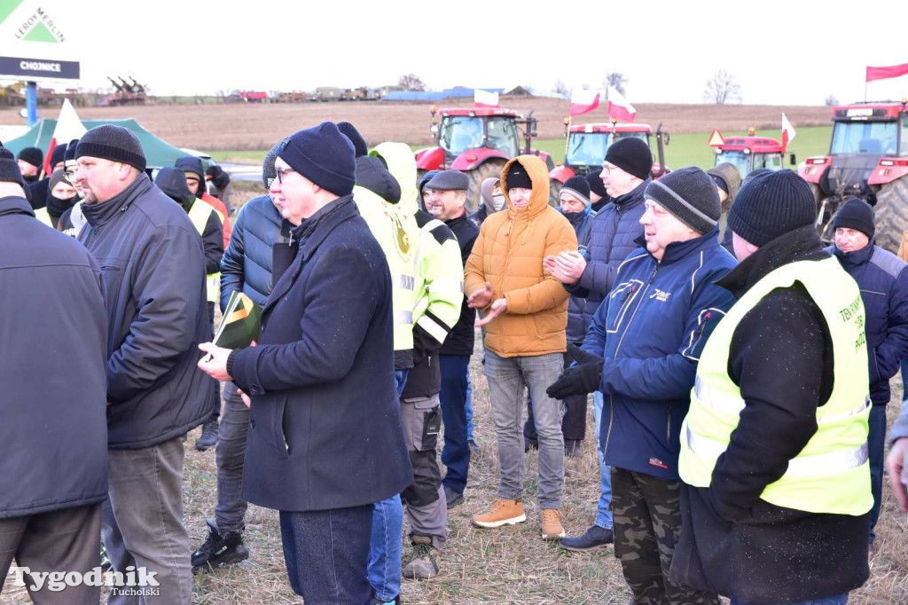 Rolnicy z powiatu tucholskiego dołączyli do ogólnopolskiego protestu