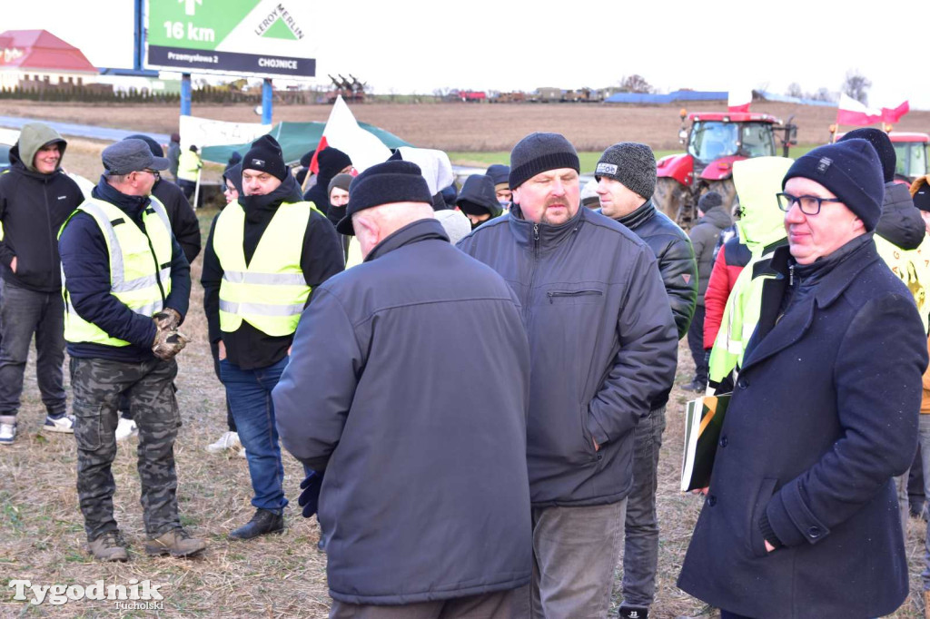Rolnicy z powiatu tucholskiego dołączyli do ogólnopolskiego protestu