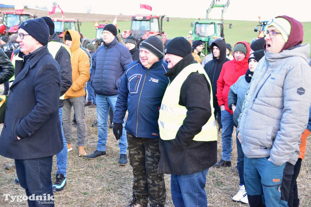 Rolnicy z powiatu tucholskiego dołączyli do ogólnopolskiego protestu