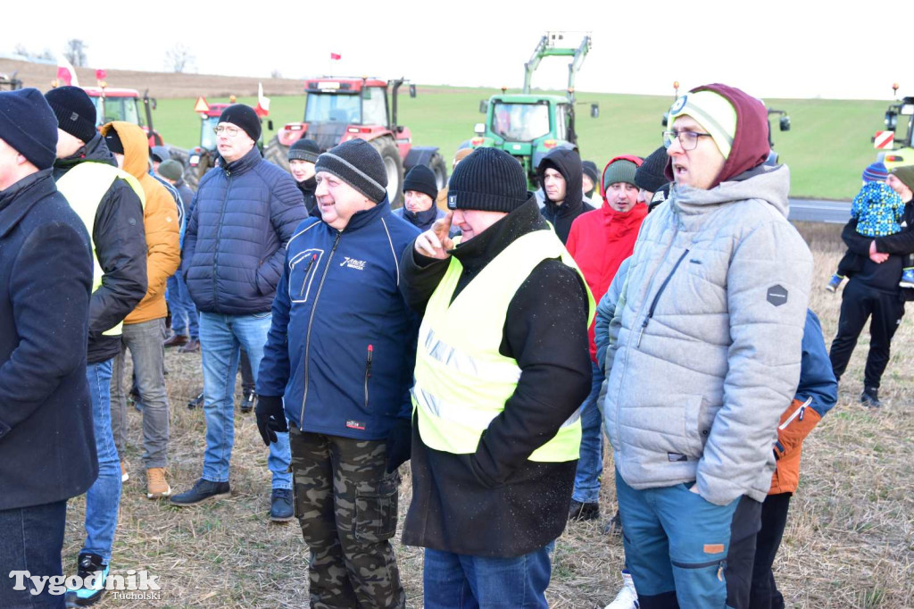 Rolnicy z powiatu tucholskiego dołączyli do ogólnopolskiego protestu