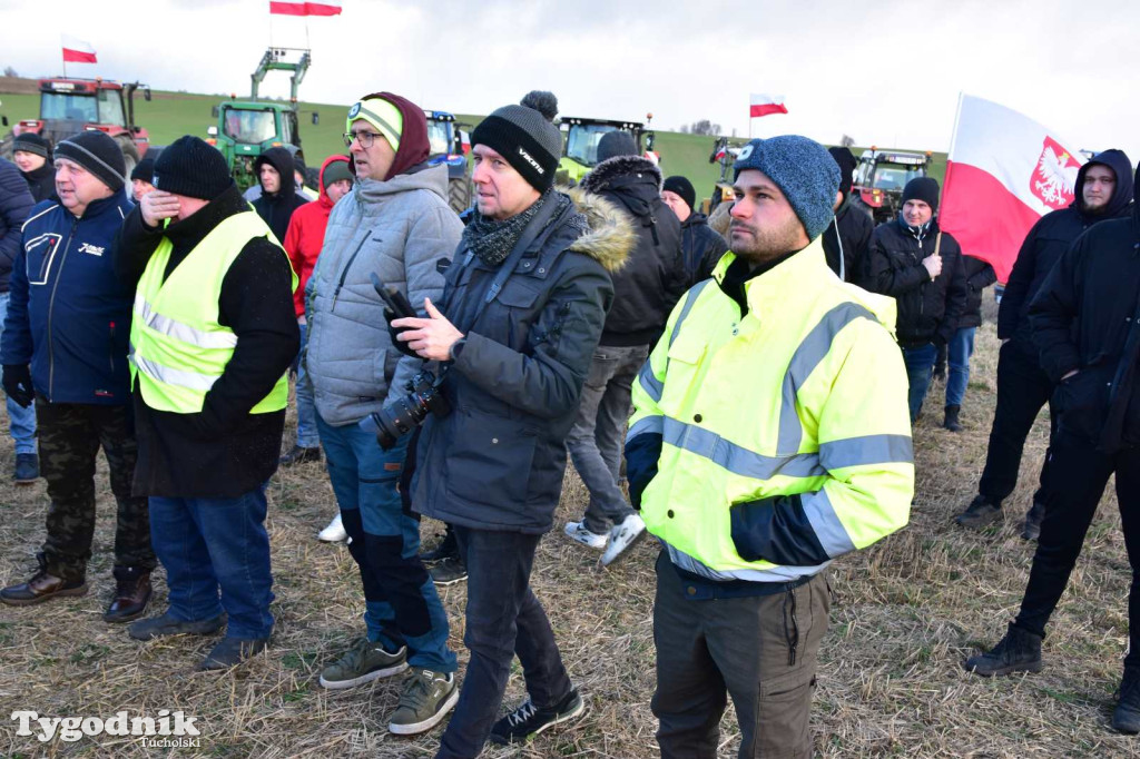 Rolnicy z powiatu tucholskiego dołączyli do ogólnopolskiego protestu
