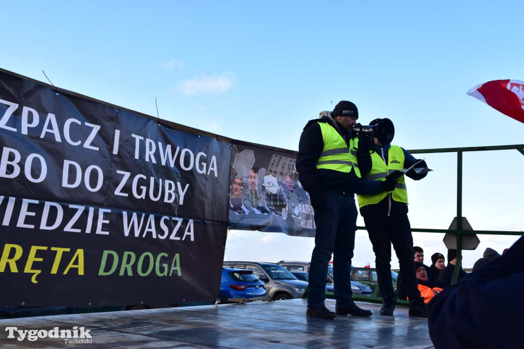 Rolnicy z powiatu tucholskiego dołączyli do ogólnopolskiego protestu