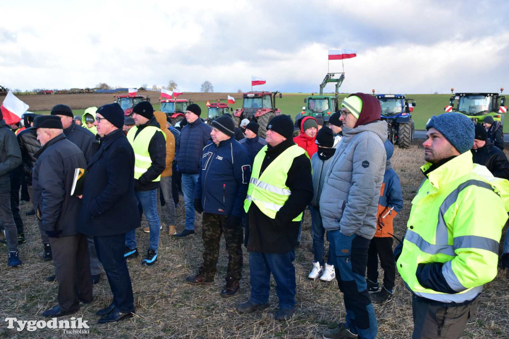 Rolnicy z powiatu tucholskiego dołączyli do ogólnopolskiego protestu