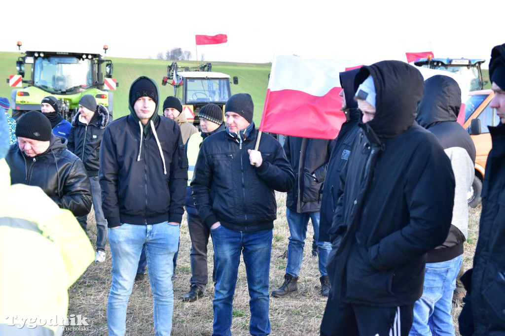 Rolnicy z powiatu tucholskiego dołączyli do ogólnopolskiego protestu