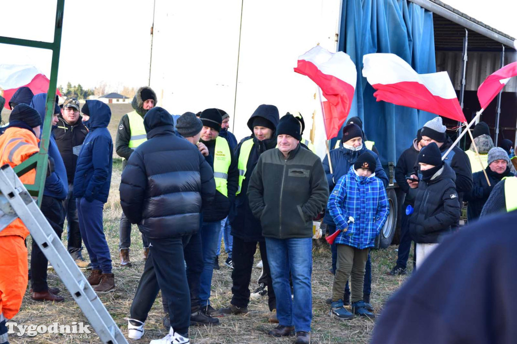 Rolnicy z powiatu tucholskiego dołączyli do ogólnopolskiego protestu