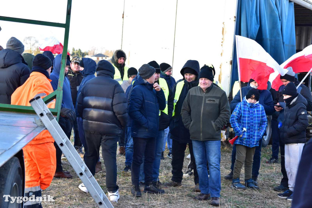Rolnicy z powiatu tucholskiego dołączyli do ogólnopolskiego protestu