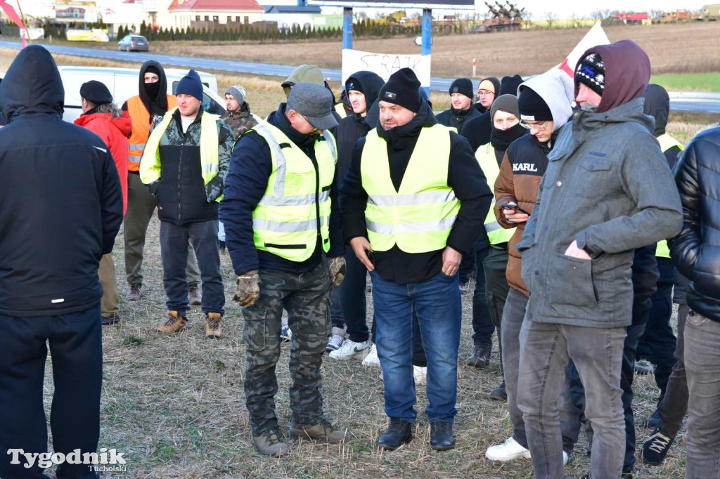 Rolnicy z powiatu tucholskiego dołączyli do ogólnopolskiego protestu