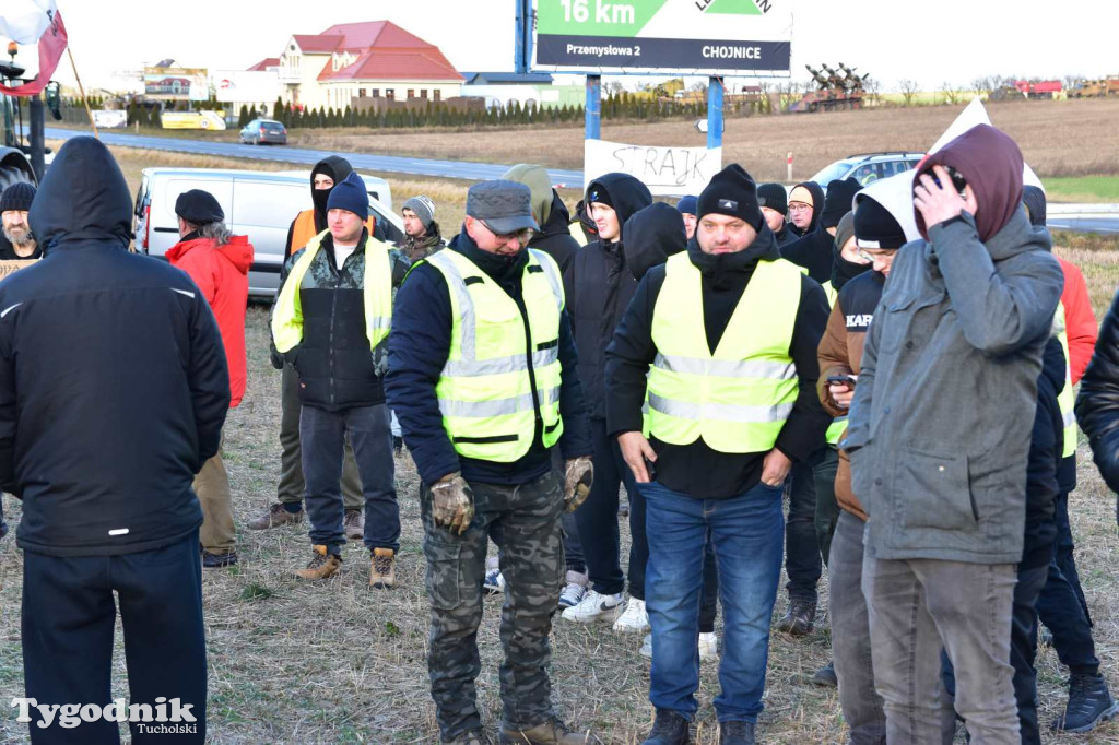 Rolnicy z powiatu tucholskiego dołączyli do ogólnopolskiego protestu