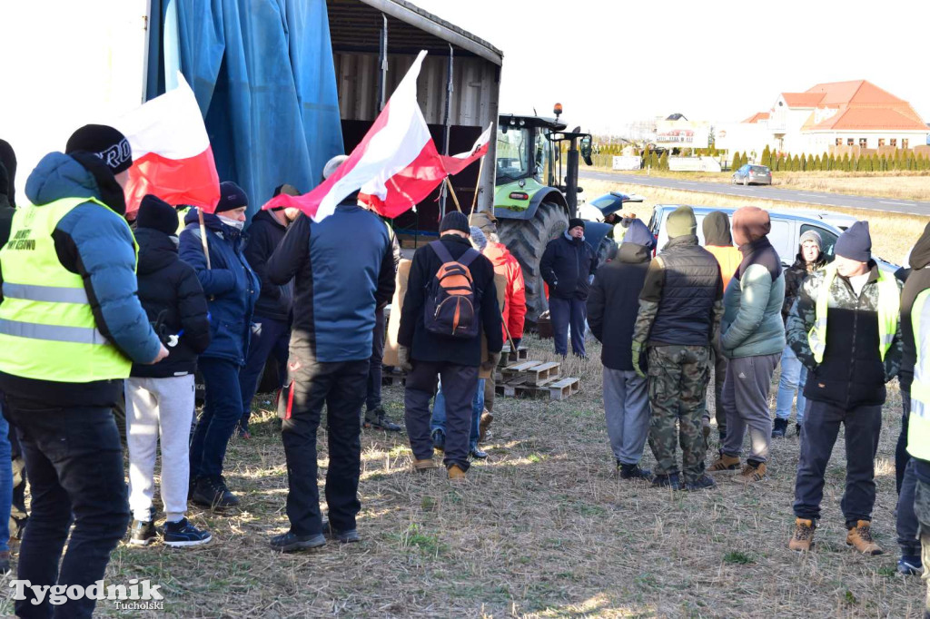 Rolnicy z powiatu tucholskiego dołączyli do ogólnopolskiego protestu