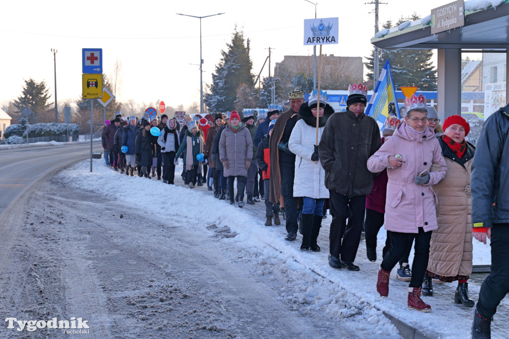 Orszak Trzech Króli w Gostycynie i setki ludzi