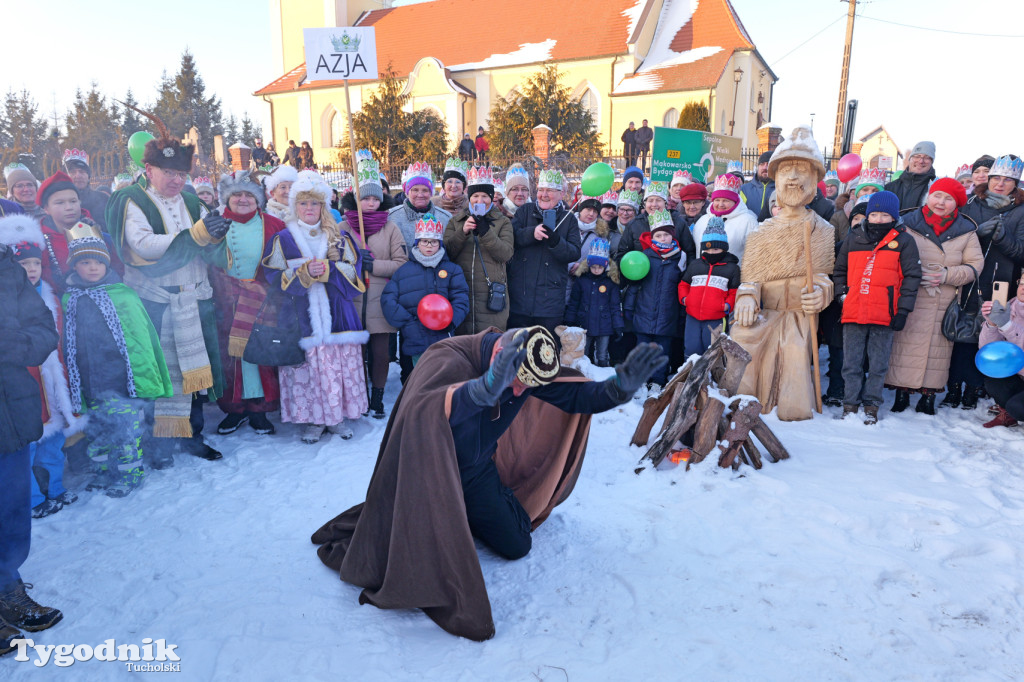 Orszak Trzech Króli w Gostycynie i setki ludzi