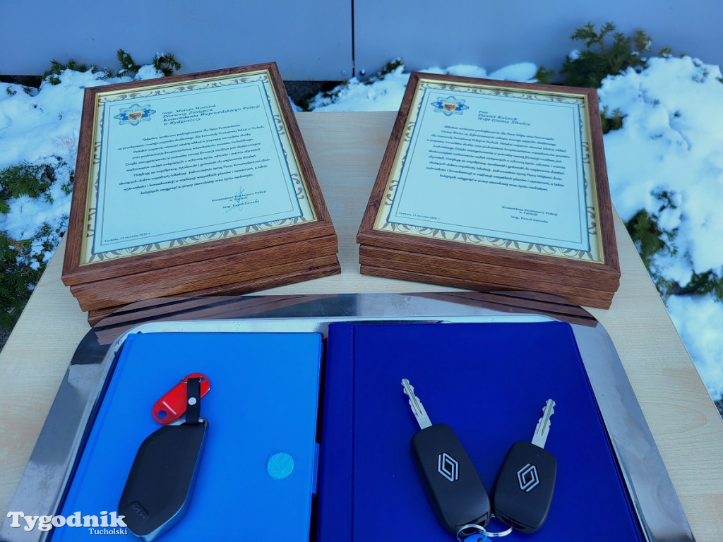 Nowe auta tucholskich policjantów