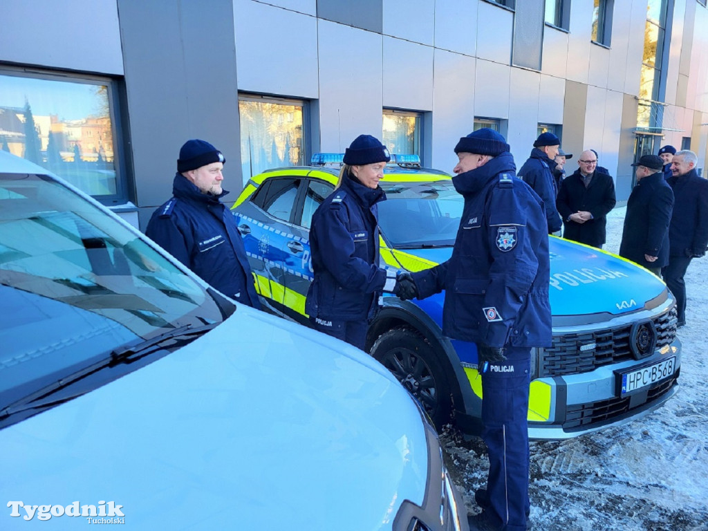 Nowe auta tucholskich policjantów