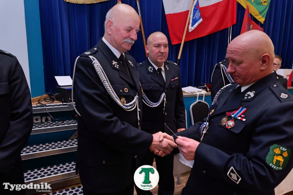 OSP Cekcyn: wybory zarządu, wyróżnienia dla druhów!
