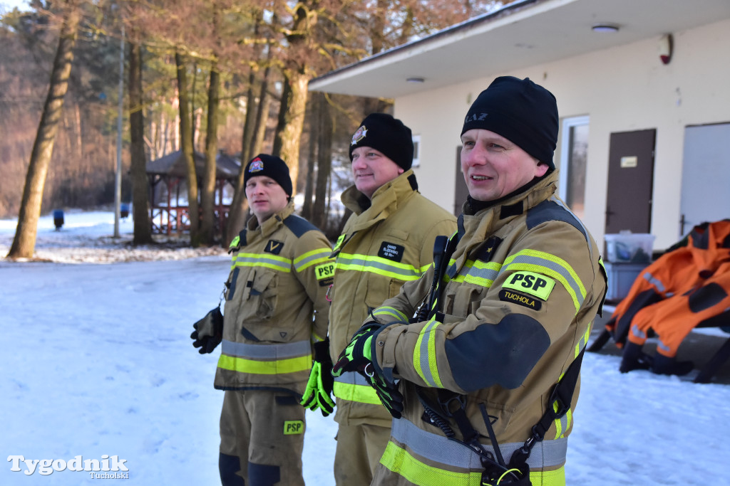 Raciąż: Ćwiczyli, jak ratować ludzi na zamarzniętych akwenach