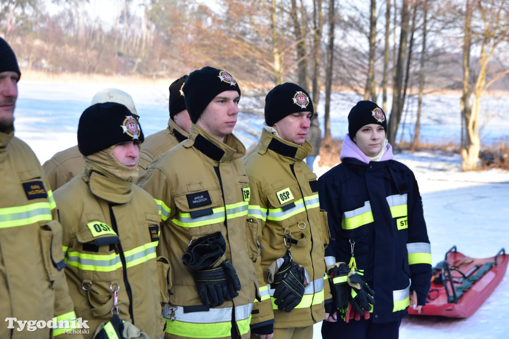 Raciąż: Ćwiczyli, jak ratować ludzi na zamarzniętych akwenach