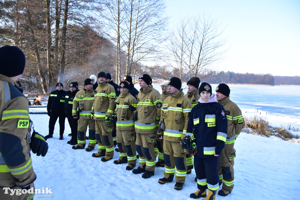 Raciąż: Ćwiczyli, jak ratować ludzi na zamarzniętych akwenach