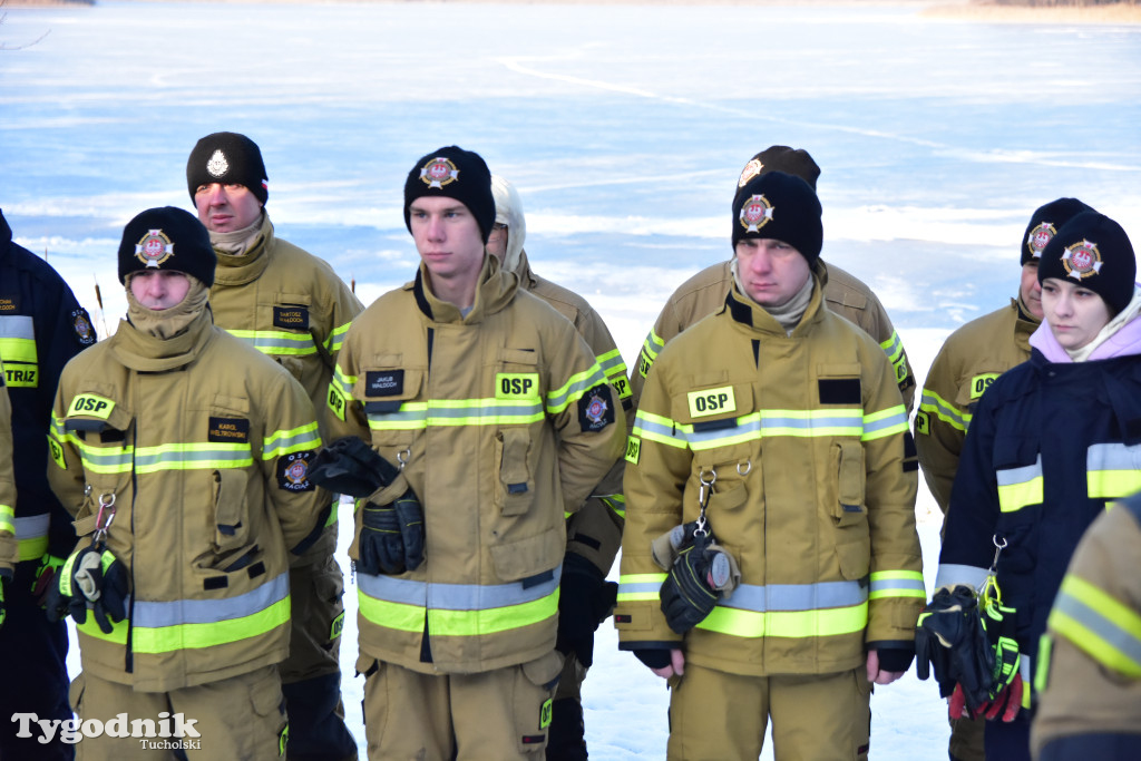 Raciąż: Ćwiczyli, jak ratować ludzi na zamarzniętych akwenach