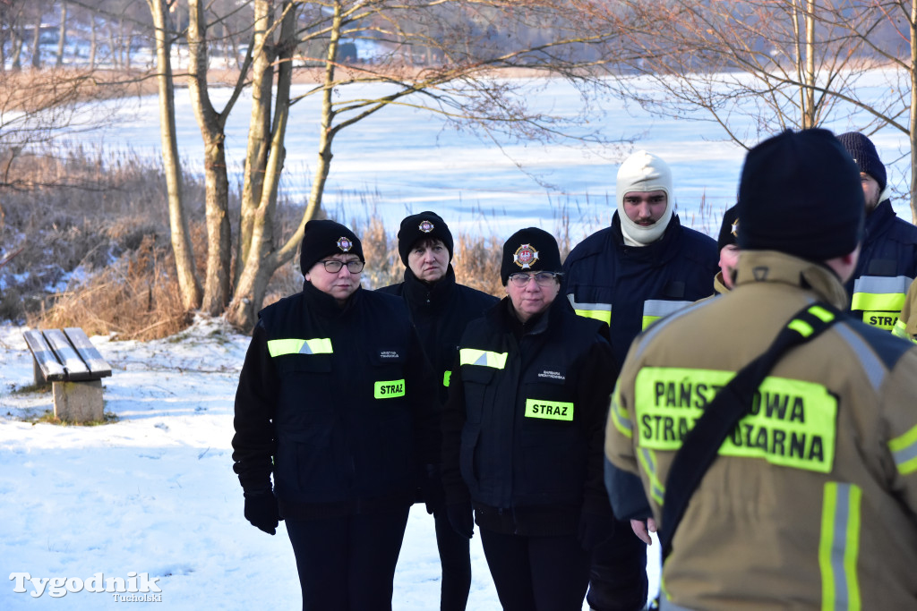 Raciąż: Ćwiczyli, jak ratować ludzi na zamarzniętych akwenach