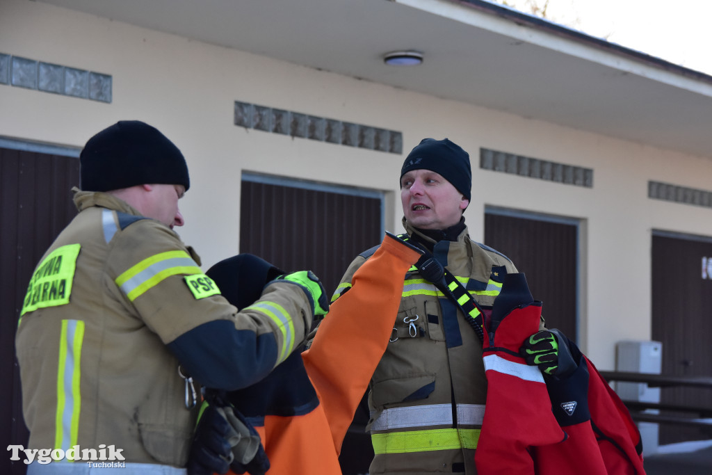 Raciąż: Ćwiczyli, jak ratować ludzi na zamarzniętych akwenach