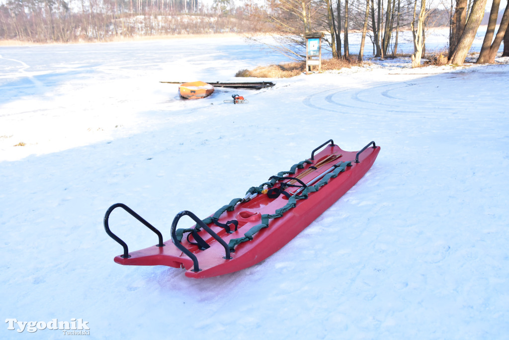 Raciąż: Ćwiczyli, jak ratować ludzi na zamarzniętych akwenach