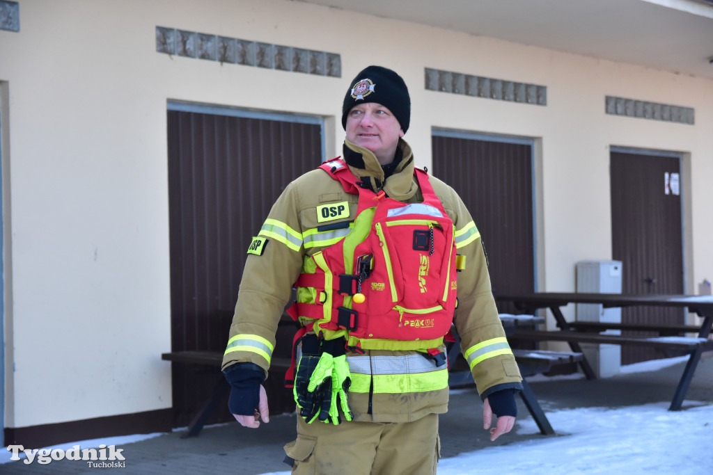 Raciąż: Ćwiczyli, jak ratować ludzi na zamarzniętych akwenach
