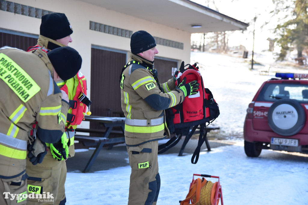 Raciąż: Ćwiczyli, jak ratować ludzi na zamarzniętych akwenach