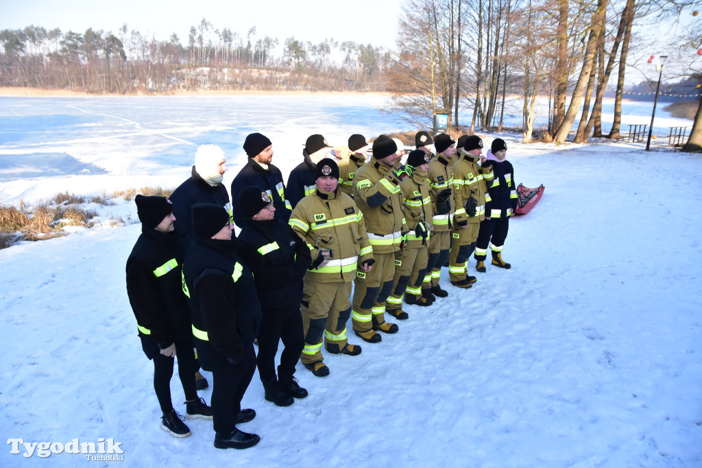 Raciąż: Ćwiczyli, jak ratować ludzi na zamarzniętych akwenach
