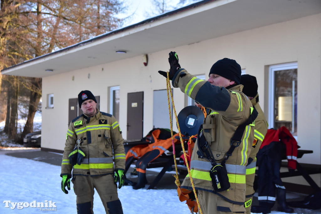Raciąż: Ćwiczyli, jak ratować ludzi na zamarzniętych akwenach