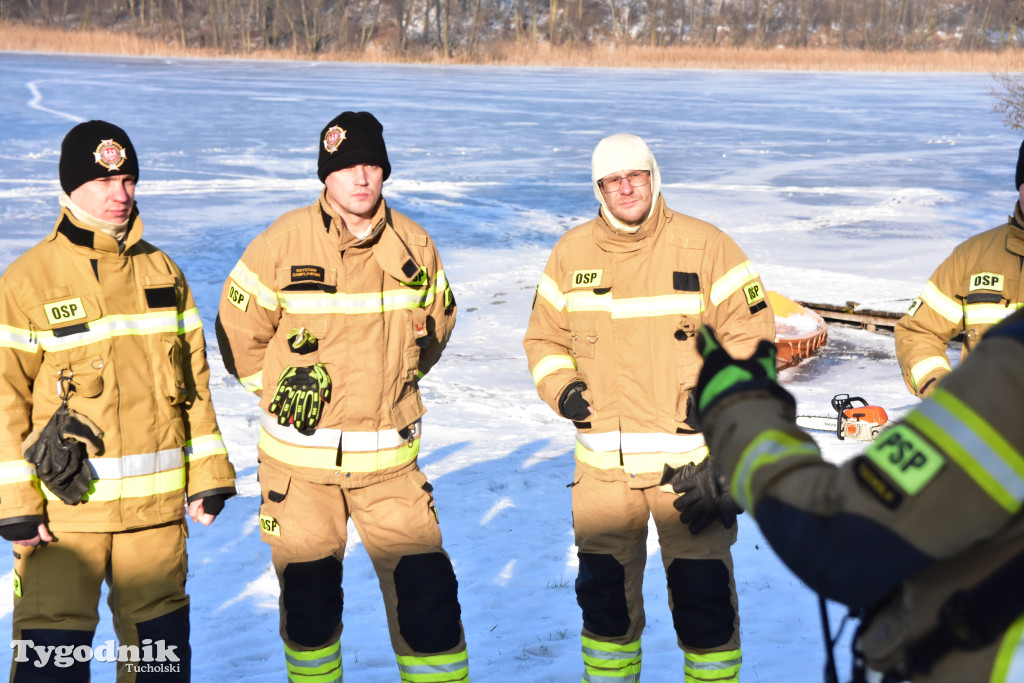 Raciąż: Ćwiczyli, jak ratować ludzi na zamarzniętych akwenach