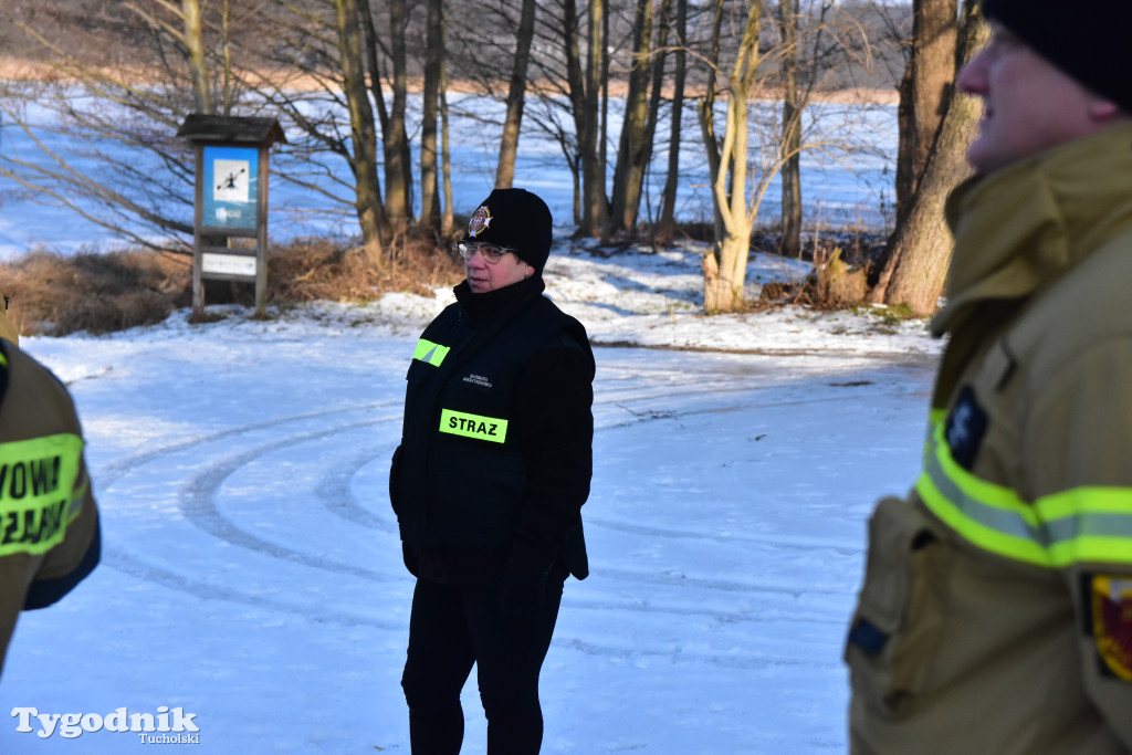 Raciąż: Ćwiczyli, jak ratować ludzi na zamarzniętych akwenach