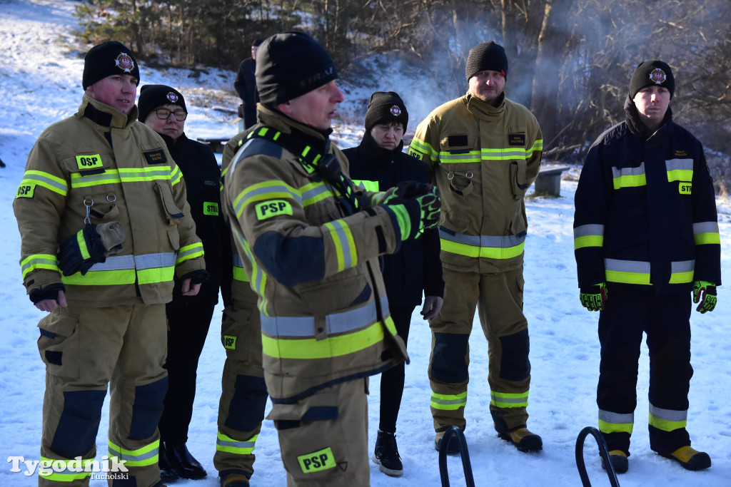 Raciąż: Ćwiczyli, jak ratować ludzi na zamarzniętych akwenach