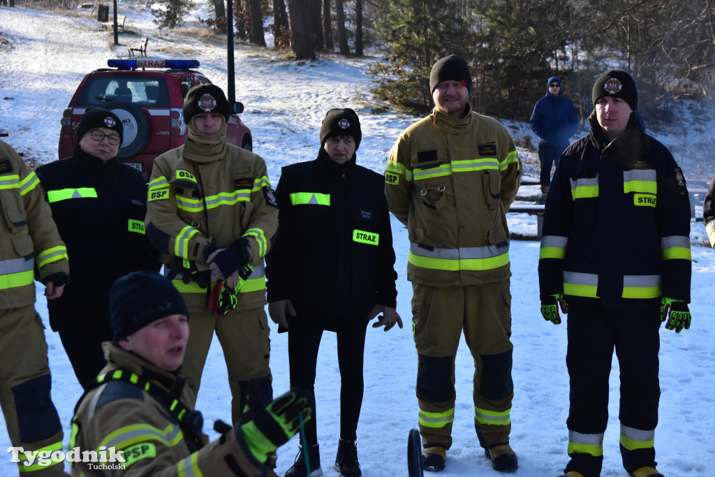 Raciąż: Ćwiczyli, jak ratować ludzi na zamarzniętych akwenach