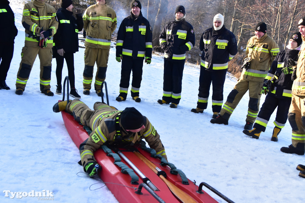 Raciąż: Ćwiczyli, jak ratować ludzi na zamarzniętych akwenach