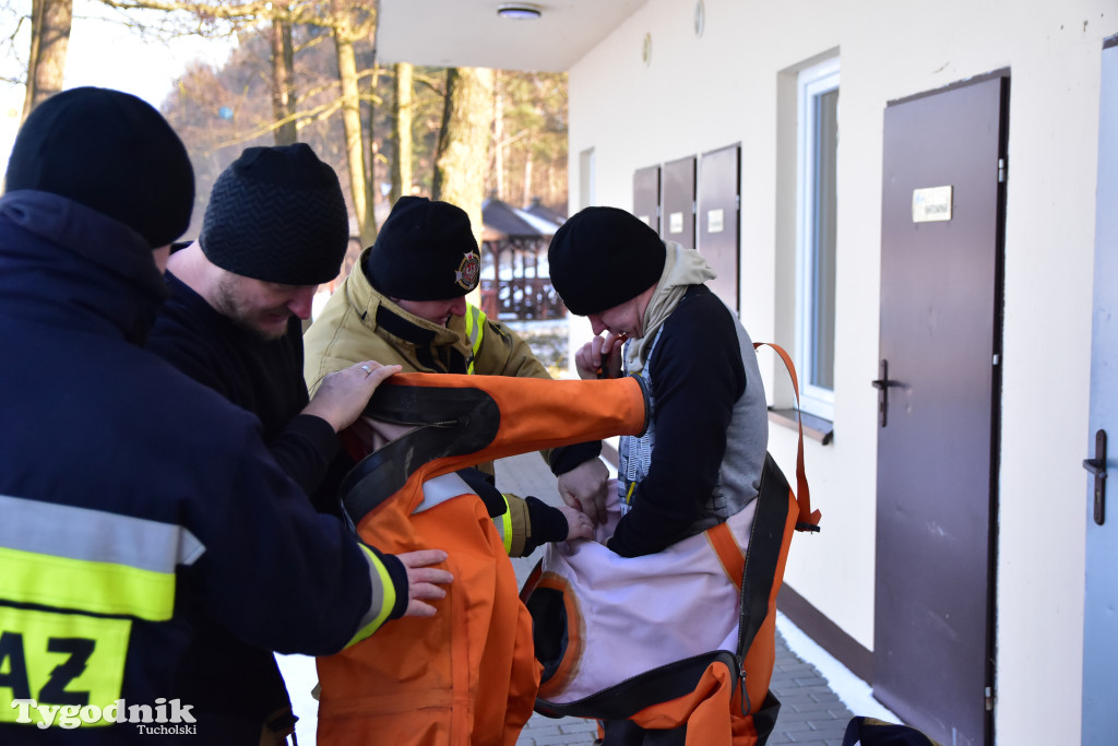 Raciąż: Ćwiczyli, jak ratować ludzi na zamarzniętych akwenach