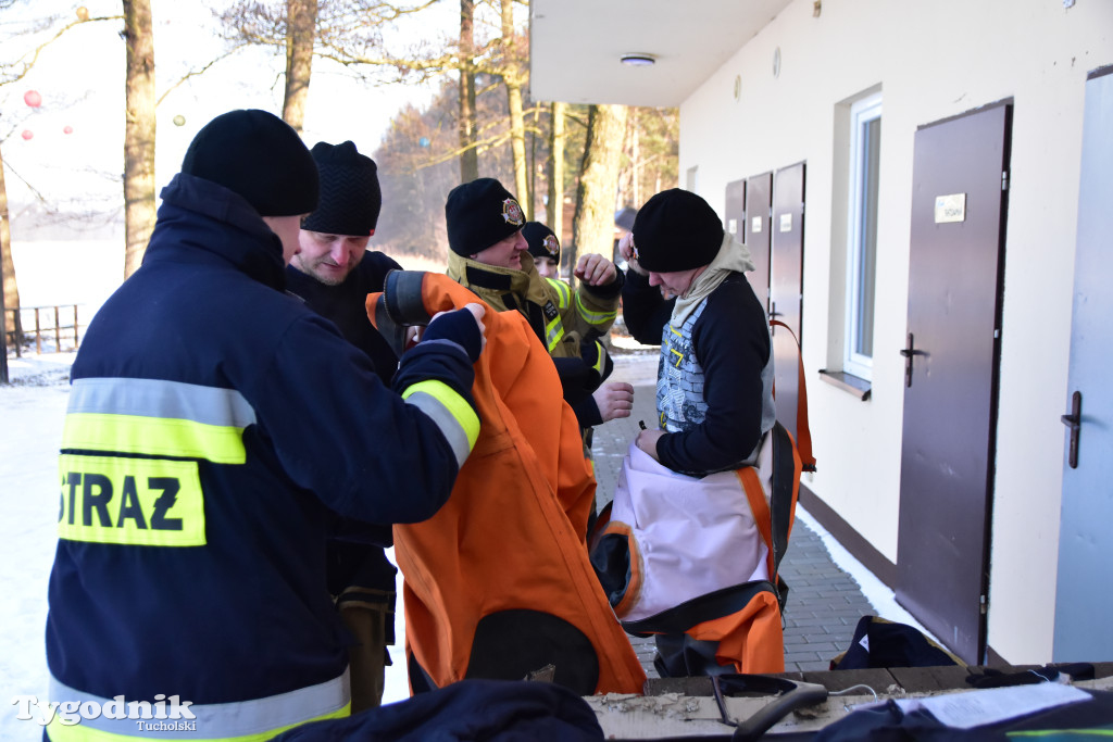 Raciąż: Ćwiczyli, jak ratować ludzi na zamarzniętych akwenach