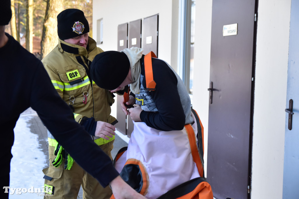 Raciąż: Ćwiczyli, jak ratować ludzi na zamarzniętych akwenach