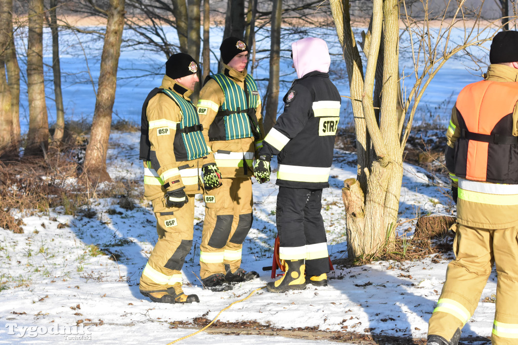 Raciąż: Ćwiczyli, jak ratować ludzi na zamarzniętych akwenach