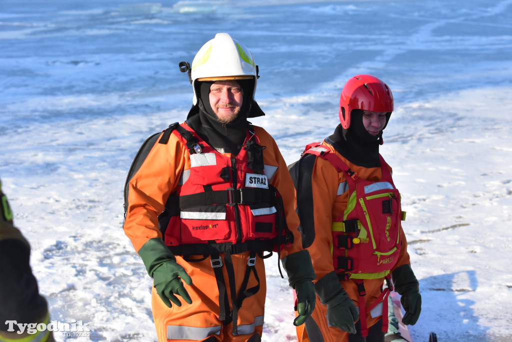 Raciąż: Ćwiczyli, jak ratować ludzi na zamarzniętych akwenach