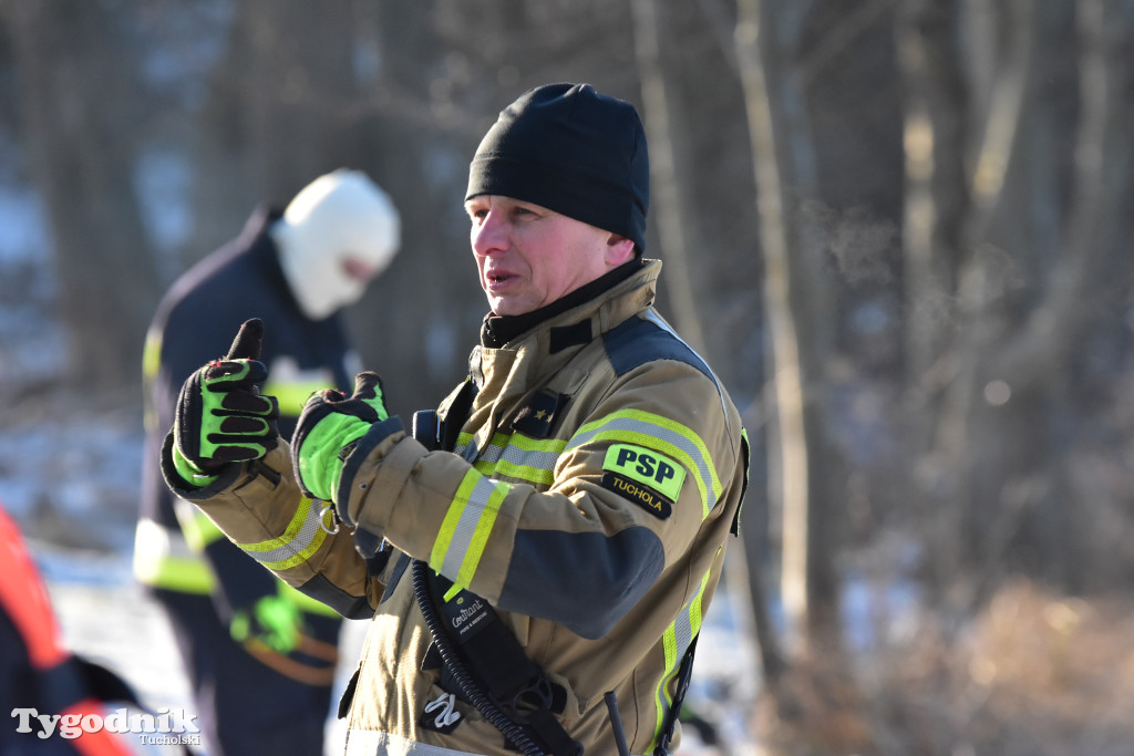 Raciąż: Ćwiczyli, jak ratować ludzi na zamarzniętych akwenach