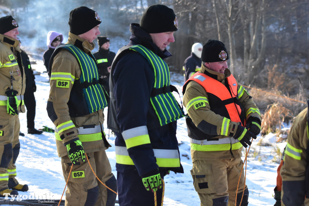 Raciąż: Ćwiczyli, jak ratować ludzi na zamarzniętych akwenach